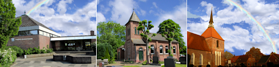 Die Kirchen von Wybelsum, Logumer Vorwerk und Rysum